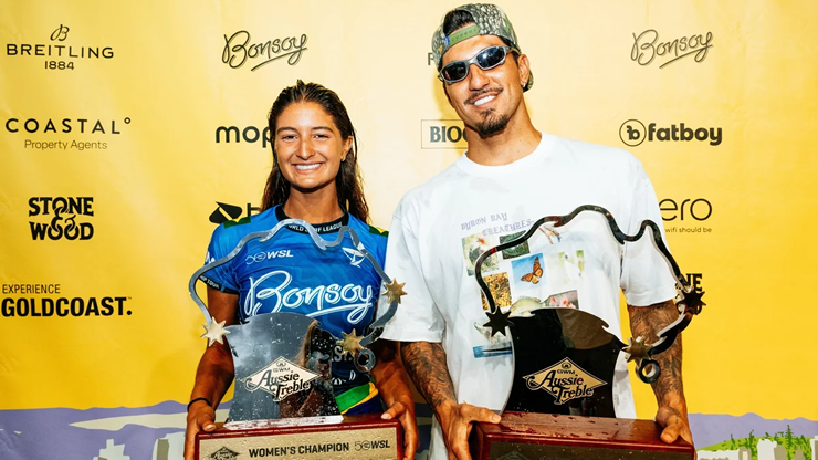 Gabriel Medina Conquista Tríplice Coroa Australiana